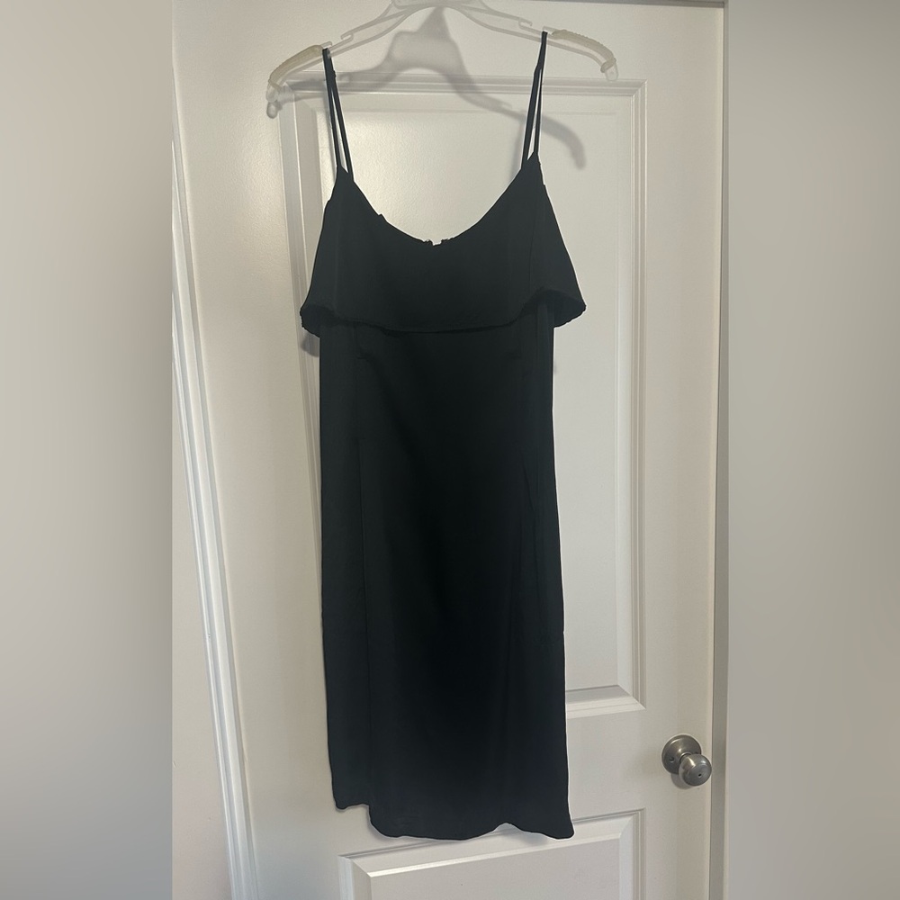 bebe Black  Midi Dress